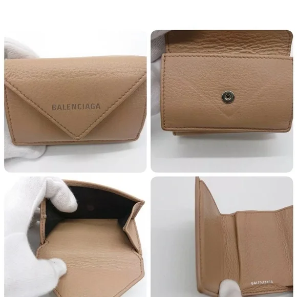 BALENCIAGA Paper mini wallet Trifold wallet full inclusion - Picture 4 of 13